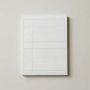 Top Bound Weekly Planner Pad