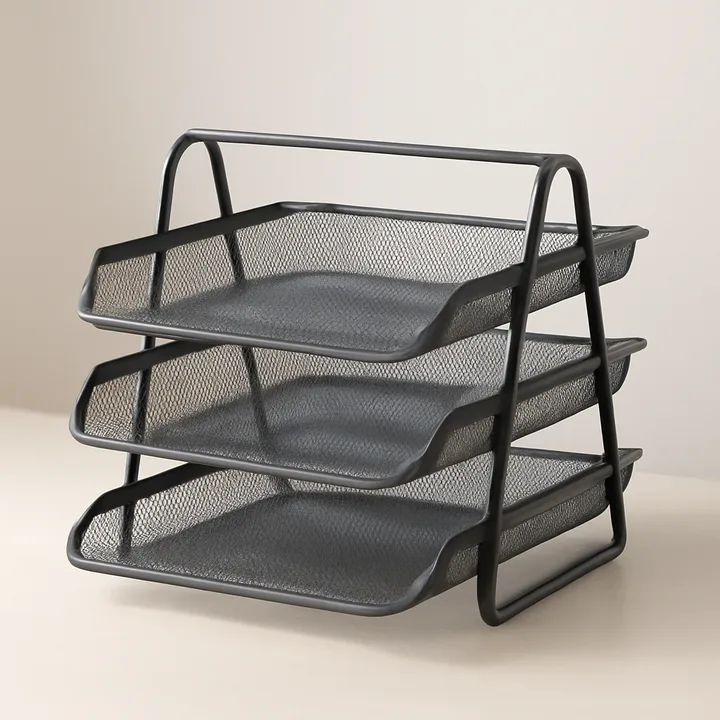 Heavy Duty Metal Letter Tray Set