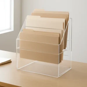 Executive Standing Desk Filing Rack