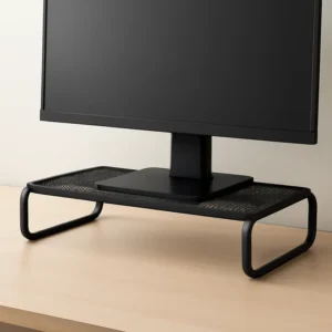 mesh monitor riser shelf