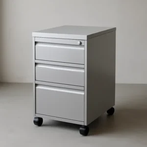 lockable mobile filing trolley