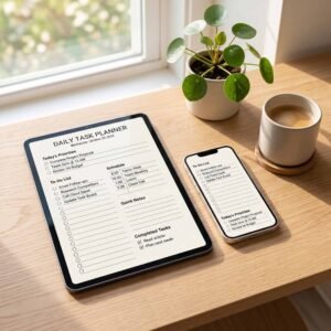 Daily Task Planner Template