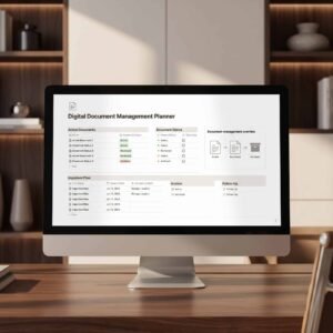 Digital Document Management Planner