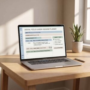 Focus & Work Session Planner