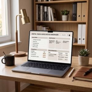 Task & Quick Notes Organizer