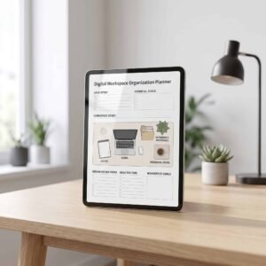Digital Workspace Organization Planner