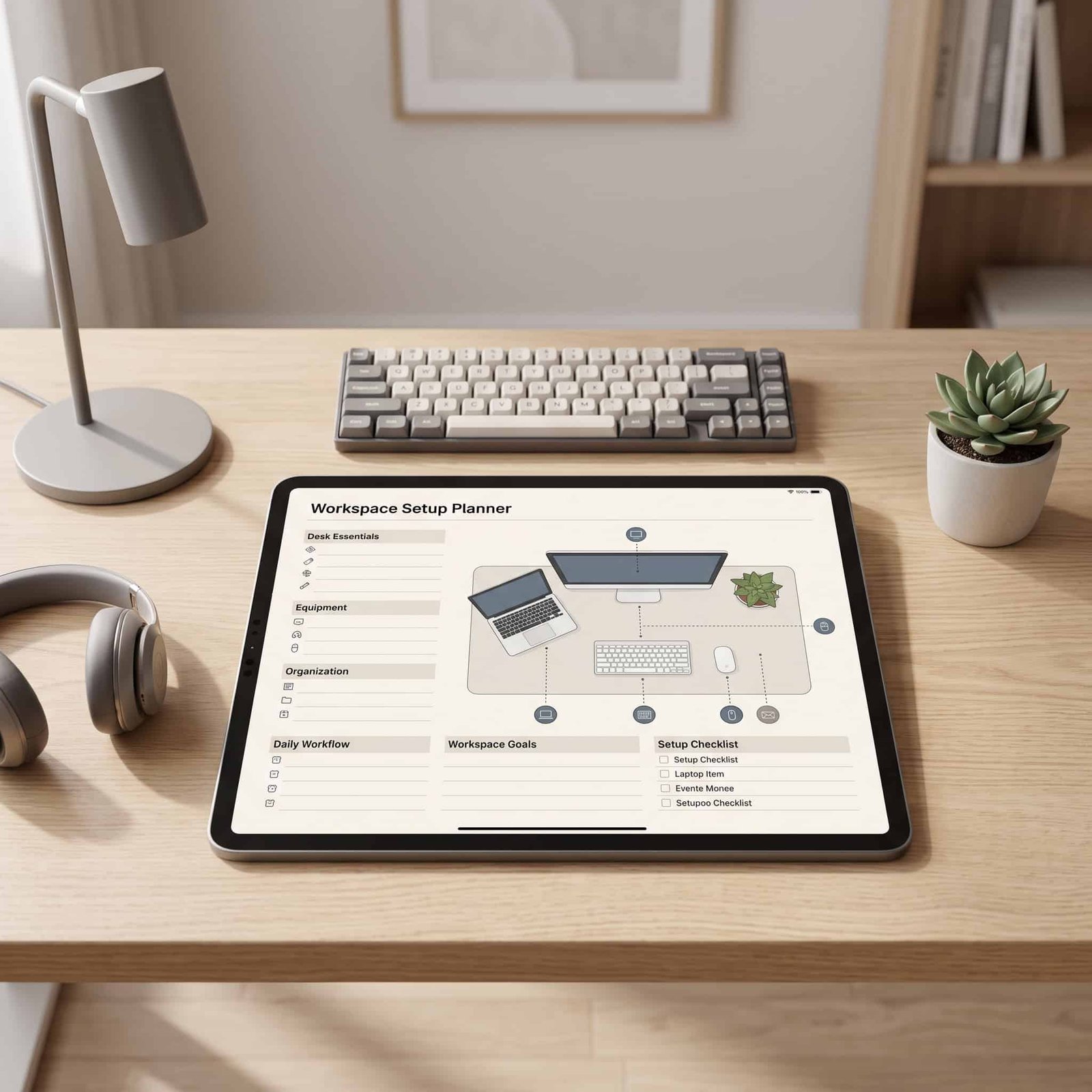 Workspace Setup Planner