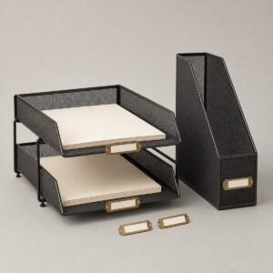 Minimalist Metal Letter Tray Set product image